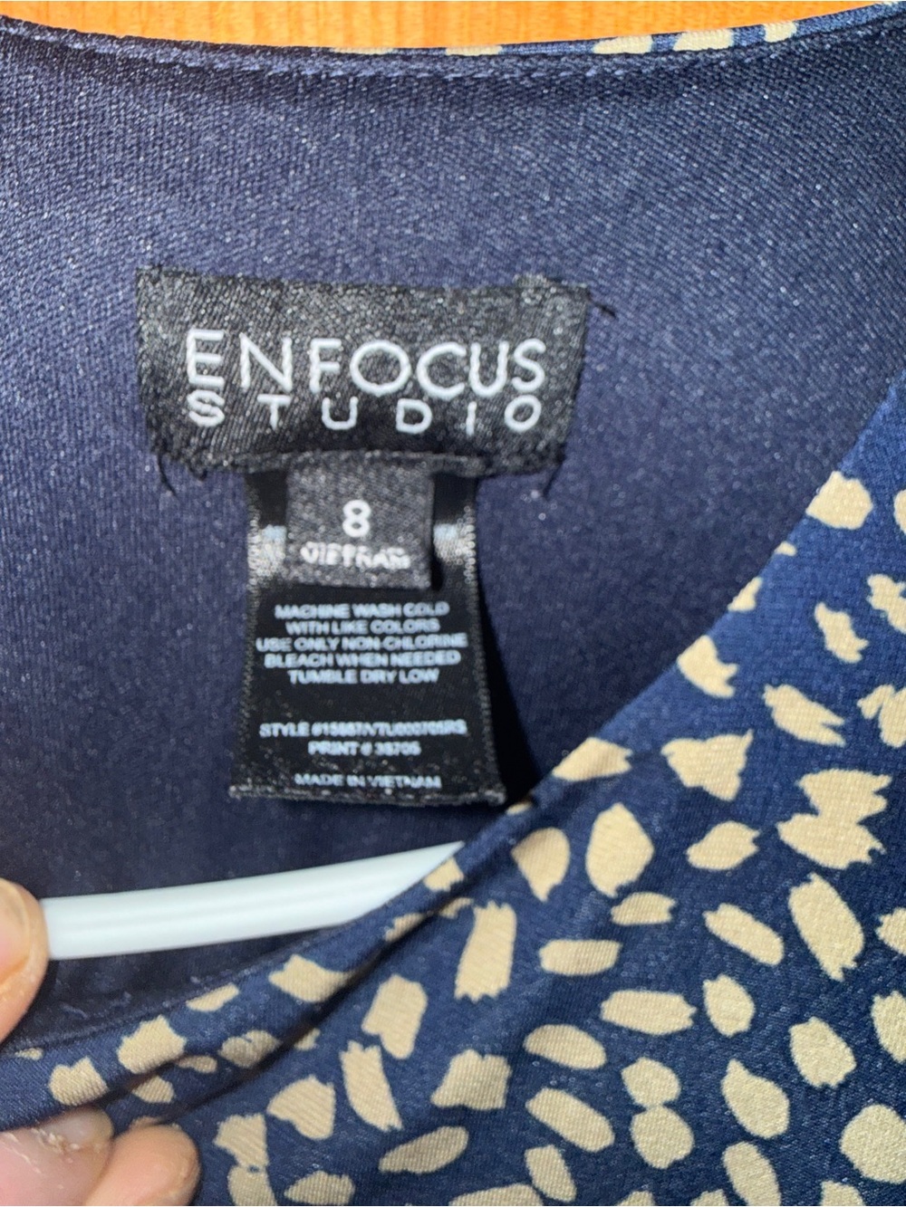 En Focus Studio Black and Cream Printed Maxi Dress - Picture 4 of 8